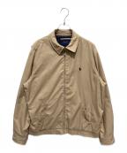 POLO RALPH LAURENポロ・ラルフローレン）の古着「ポニー刺繍ピーチスキンスイングトップ」｜ベージュ