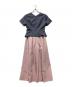Her lip to (ハーリップトゥ) Asymmetrical Belted Docking Dress / アシメトリカルベルテッドドッキングワンピース グレー サイズ:Ｓ：9000円