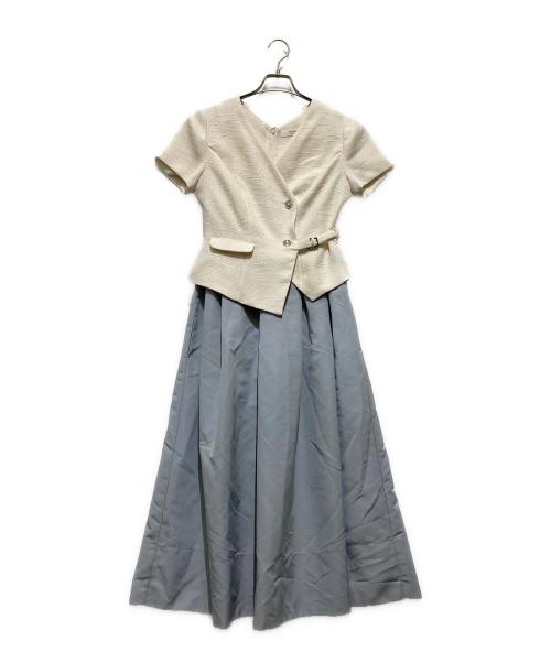 HER LIP TO（ハーリップトゥ）HER LIP TO (ハーリップトゥ) Asymmetrical Belted Docking Dress / アシメトリカルベルテッドドッキングワンピース サイズ:Ｓの古着・服飾アイテム