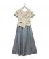 HER LIP TO（ハーリップトゥ）の古着「Asymmetrical Belted Docking Dress / アシメトリカルベルテッドドッキングワンピース」