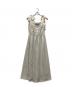 Her lip to（ハーリップトゥ）の古着「Verona Tweed Long Dress / ツイードロングドレス」｜ベージュ