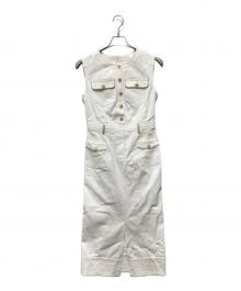 HER LIP TO（ハーリップトゥ）の古着「Padua Denim Dress」｜ホワイト