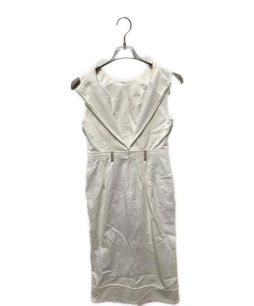 HER LIP TO（ハーリップトゥ）Her lip to (ハーリップトゥ) Padua Denim Dress ホワイト サイズ:Ｓの古着・服飾アイテム