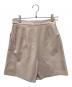 MaxMara (マックスマーラ) ラムレザーショートパンツ ピンク サイズ:42 未使用品：15000円