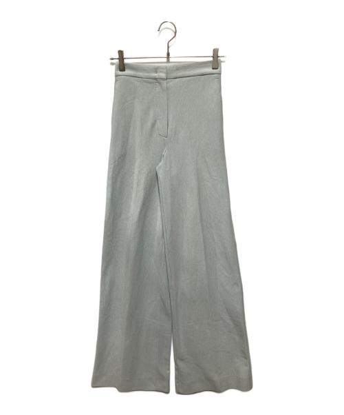 MaxMara（マックスマーラ）MaxMara (マックスマーラ) センタープレスパンツ ブルー サイズ:34 未使用品の古着・服飾アイテム