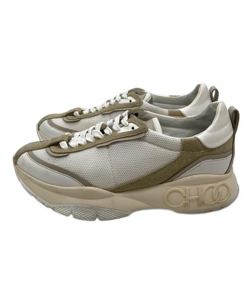 JIMMY CHOO（ジミーチュウ）JIMMY CHOO (ジミーチュウ) レイン/チャンキースニーカー ベージュ サイズ:41の古着・服飾アイテム