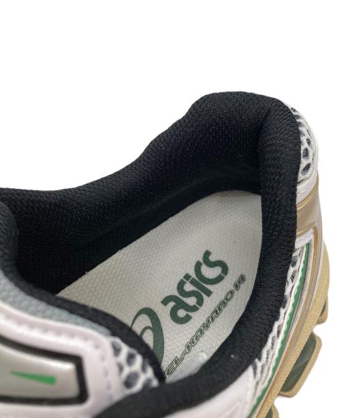asics（アシックス）asics (アシックス) GEL-KAYANO 14 グリーン×ホワイト サイズ:26.5㎝の古着・服飾アイテム