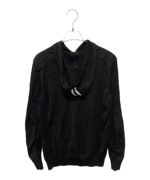 CANADA GOOSE（カナダグース）CANADA GOOSE (カナダグース) アムハースト ウールブレンド フーディー ブラック ブラック サイズ:Mの古着・服飾アイテム