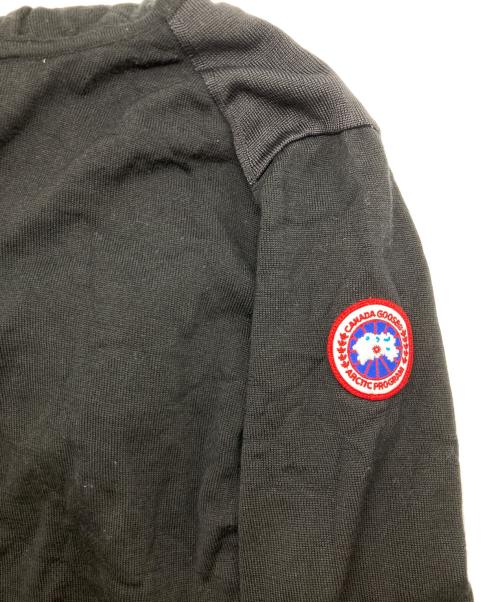 CANADA GOOSE（カナダグース）CANADA GOOSE (カナダグース) アムハースト ウールブレンド フーディー ブラック ブラック サイズ:Mの古着・服飾アイテム