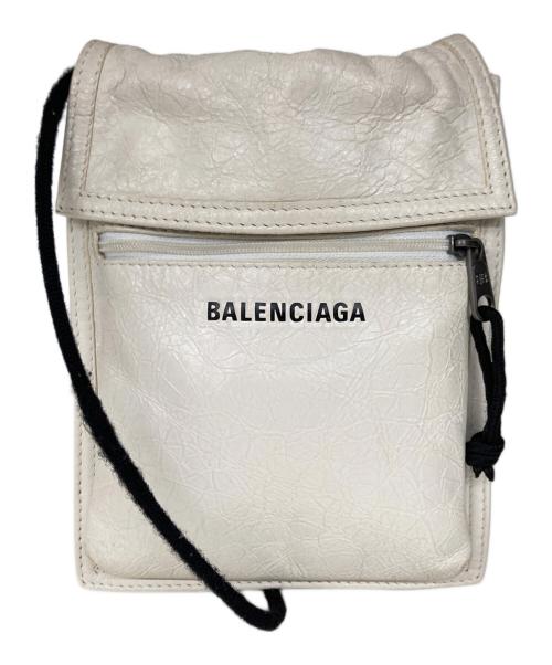 BALENCIAGA（バレンシアガ）BALENCIAGA (バレンシアガ) エクスプローラーショルダーバッグ ベージュの古着・服飾アイテム