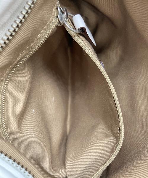 COACH（コーチ）COACH (コーチ) ワンショルダーバッグ ベージュ×ホワイトの古着・服飾アイテム
