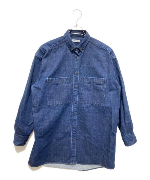 THEHIGHILIGHTS（ザ・ハイライツ）THEHIGHILIGHTS (ザ・ハイライツ) オーバーサイズデニムシャツ インディゴ サイズ:FREEの古着・服飾アイテム