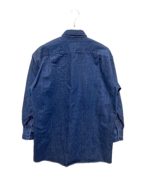 THEHIGHILIGHTS（ザ・ハイライツ）THEHIGHILIGHTS (ザ・ハイライツ) オーバーサイズデニムシャツ インディゴ サイズ:FREEの古着・服飾アイテム