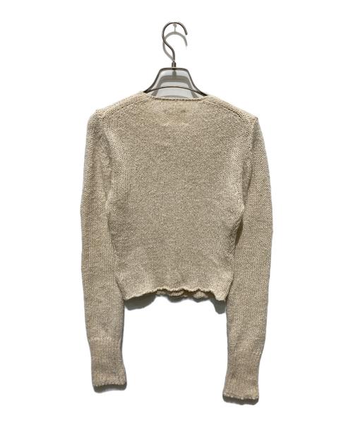 SHISHIKUI（シシクイ）SHISHIKUI (シシクイ) many botan編み込みカーディガン ベージュ サイズ:FREEの古着・服飾アイテム