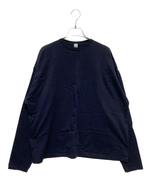 THEHILIGHTS（ザ・ハイライツ）THEHILIGHTS (ザ・ハイライツ) ビッグ長袖カットソー ネイビー サイズ:FREEの古着・服飾アイテム