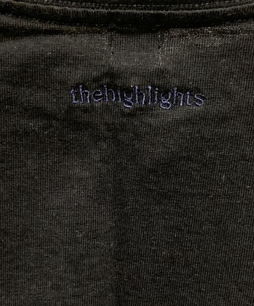 THEHILIGHTS（ザ・ハイライツ）THEHILIGHTS (ザ・ハイライツ) ビッグ長袖カットソー ネイビー サイズ:FREEの古着・服飾アイテム