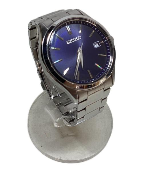 SEIKO（セイコー）SEIKO (セイコー) ソーラーリストウォッチ ネイビー×シルバー サイズ:OneSizeの古着・服飾アイテム