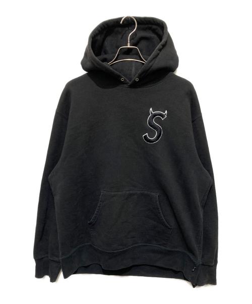 SUPREME（シュプリーム）SUPREME (シュプリーム) 22FWデビルSロゴフーデッドスウェットシャツ ブラック サイズ:Lの古着・服飾アイテム