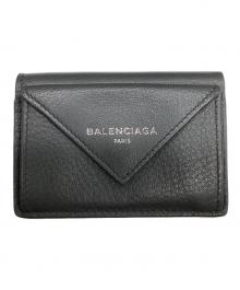 BALENCIAGA（バレンシアガ）の古着「3つ折り財布」｜グレー