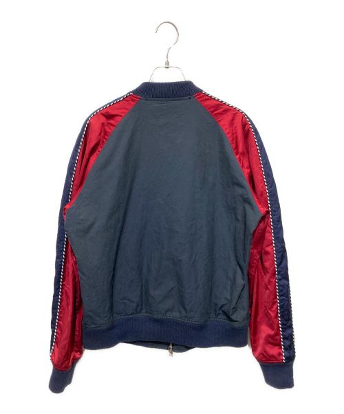 ALEXANDER McQUEEN（アレキサンダーマックイーン）ALEXANDER McQUEEN (アレキサンダーマックイーン) スカジャン ネイビー サイズ:50の古着・服飾アイテム