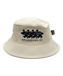 stussy×COMME des GARCONS（ステューシー×コムデギャルソン）の古着「CDG CANVAS BUCKET HAT」｜アイボリー