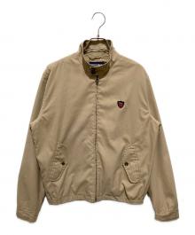 POLO GOLF（ポロ ゴルフ）の古着「シールド型ロゴワッペンスイングトップ」｜ブラウン