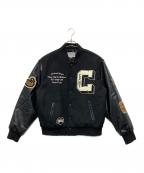 Carhartt WIPカーハート ワーク イン プログレス）の古着「BROWN DUCKS BOMBER」｜ブラック