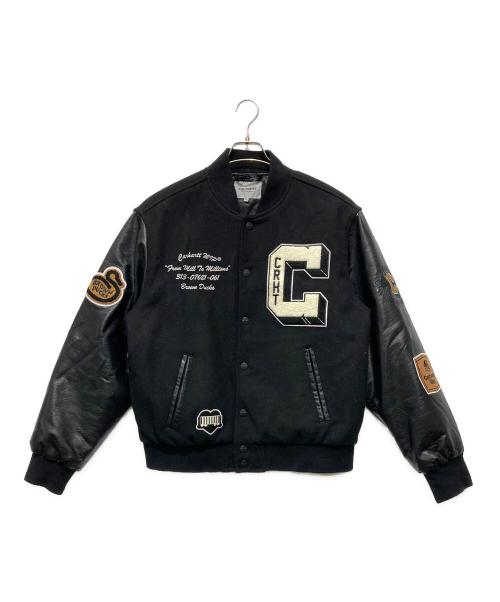 Carhartt WIP（カーハート ワーク イン プログレス）CARHARTT WIP (カーハート ワーク イン プログレス) BROWN DUCKS BOMBER ブラック サイズ:Mの古着・服飾アイテム