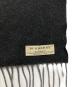 中古・古着 BURBERRY LONDON (バーバリーロンドン) ダブルフェイスビッグホースカシミヤストール グレー：27000円