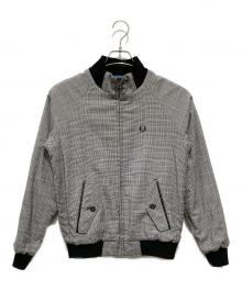 FRED PERRY（フレッドペリー）の古着「リバーシブル キルティングジャケット」｜グレー×ブルー