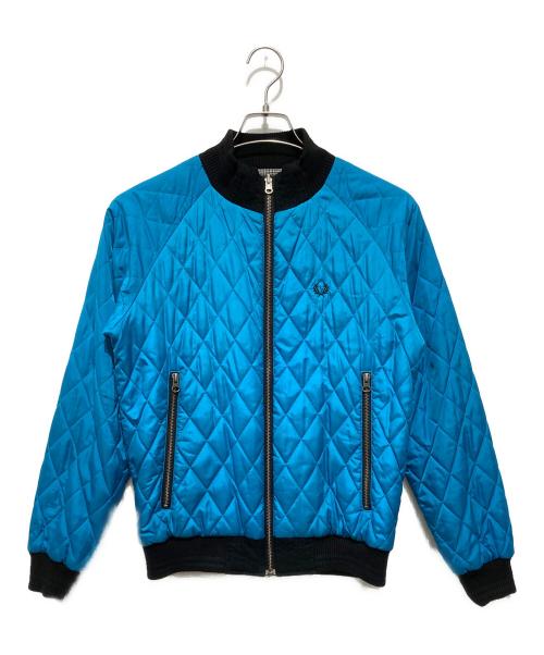 FRED PERRY（フレッドペリー）FRED PERRY (フレッドペリー) リバーシブル キルティングジャケット グレー×ブルー サイズ:Mの古着・服飾アイテム