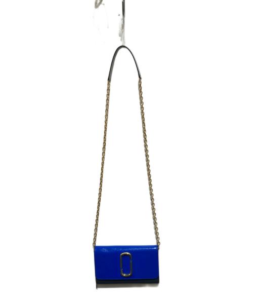 MARC JACOBS（マークジェイコブス）MARC JACOBS (マークジェイコブス) ショルダーウォレット ブルーの古着・服飾アイテム