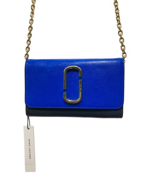 MARC JACOBS（マークジェイコブス）MARC JACOBS (マークジェイコブス) ショルダーウォレット ブルーの古着・服飾アイテム