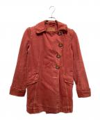 Vivienne Westwood RED LABELヴィヴィアンウエストウッドレッドレーベル）の古着「オーブボタンダブルデニムコート」｜レッド