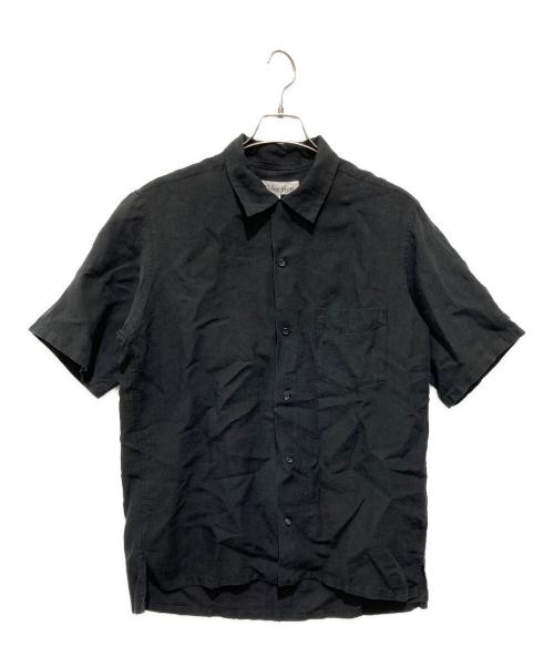 Y's for men（ワイズフォーメン）Y'S for men (ワイズフォーメン) 半袖リネンオープンカラーシャツ ブラック サイズ:3の古着・服飾アイテム
