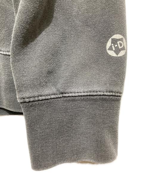 stussy（ステューシー）stussy (ステューシー) i-D (アイディー) 折れクラウンIDプリントパーカー ブラック サイズ:Mの古着・服飾アイテム