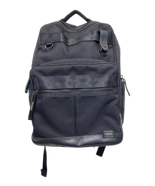 PORTER（ポーター）PORTER (ポーター) HEAT  DAYPACK ブラックの古着・服飾アイテム