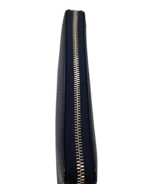 BALLY（バリー）BALLY (バリー) ラウンドジップ長財布 ネイビーの古着・服飾アイテム