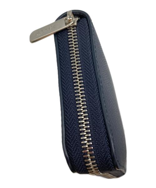 BALLY（バリー）BALLY (バリー) ラウンドジップ長財布 ネイビーの古着・服飾アイテム