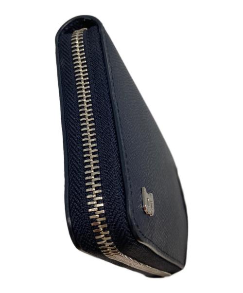 BALLY（バリー）BALLY (バリー) ラウンドジップ長財布 ネイビーの古着・服飾アイテム