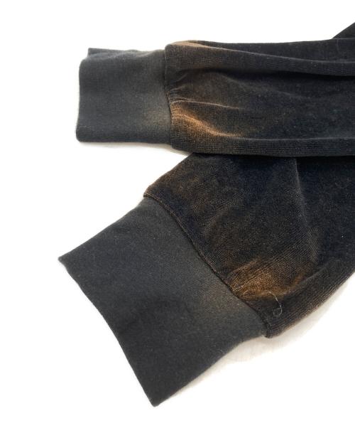 Acne studios（アクネ ストゥディオズ）Acne studios (アクネ ストゥディオズ) USED加工ベロアパーカー ブラック サイズ:Mの古着・服飾アイテム