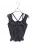 PERVERZE（パーバーズ）の古着「Double Strap Tank Top」｜グレー