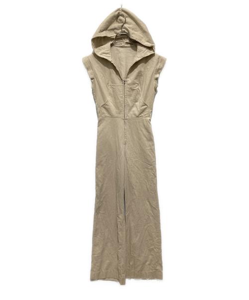 CLANE（クラネ）CLANE (クラネ) CORDUROY HOODED ALL IN ONE ベージュ サイズ:1の古着・服飾アイテム