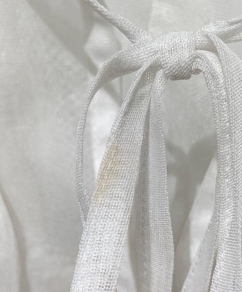 THE TOE（ザ・トゥー）THE TOE (ザ・トゥー) Gardenia tulle frill tops ホワイト サイズ:FREEの古着・服飾アイテム