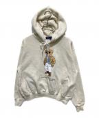 POLO RALPH LAURENポロ・ラルフローレン）の古着「ポロベアプリントパーカー」｜アイボリー