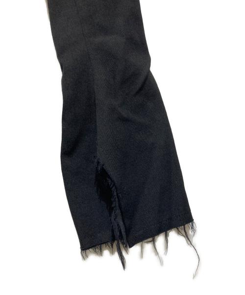 yohji yamamoto+noir（ヨウジヤマモトプリュスノアール）yohji yamamoto+noir (ヨウジヤマモトプリュスノアール) 20SS / シワギャバ後フラシジャケット ブラック サイズ:1の古着・服飾アイテム