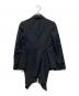yohji yamamoto+noir (ヨウジヤマモトプリュスノアール) 20SS / シワギャバ後フラシジャケット ブラック サイズ:1：25000円