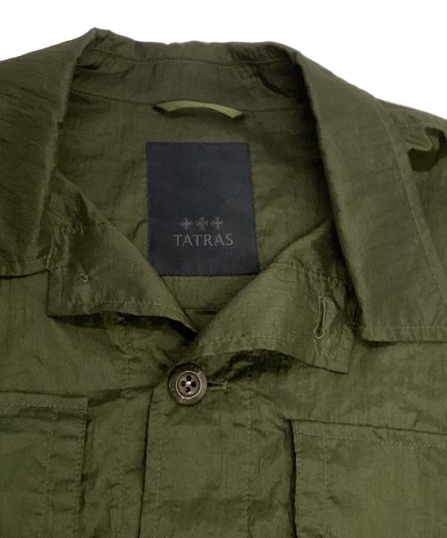 TATRAS（タトラス）TATRAS (タトラス) ナイロンミリタリーシャツ グリーン サイズ:02の古着・服飾アイテム