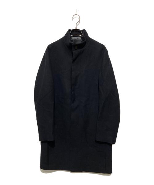 theory（セオリー）theory (セオリー) スタンドカラーコート ブラック サイズ:Mの古着・服飾アイテム