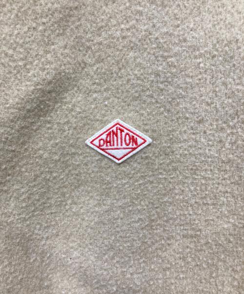 DANTON（ダントン）DANTON (ダントン) WOOL LIGHT PILE /ノーカラーロングコート ブラウン サイズ:36の古着・服飾アイテム